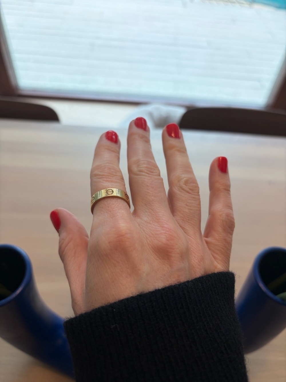 Cartier Yellow Gold love classic Band ring 59 - Picture 14 of 16